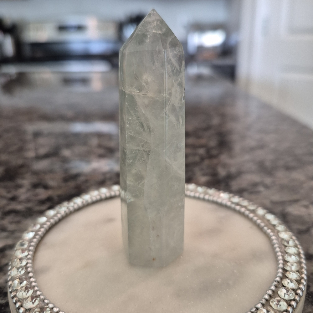 Natural Fluorite Crystal Point Obelisk Tower #L - Picture 5 of 11